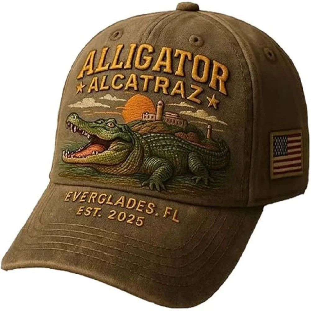 Alligator Embroidery Cap